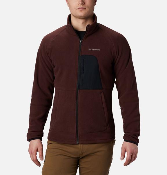 Columbia Rapid Expedition Fleece Jacket Red Black For Men's NZ71503 New Zealand